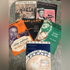 movie Musical Collection 1920’s thru 40’ssets 6 / $22.  All / $58 OBO